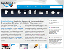 Tablet Screenshot of druckruckzuck.de